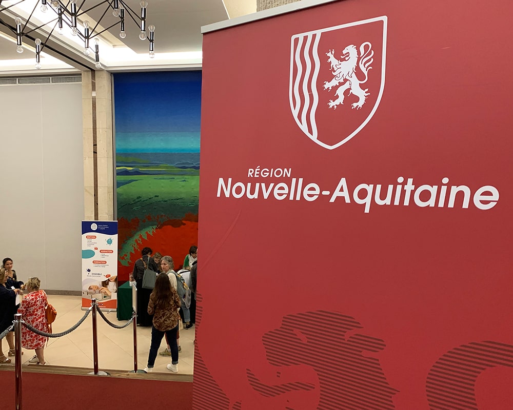 Photo du logo de la Région Nouvelle Aquitaine partenaire du colloque