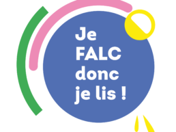 Logo de l'exposition Je FALC donc je lis !