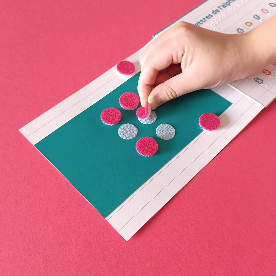 ABC Tactile, livre en braille, gros caractères